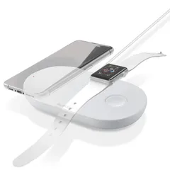 新品 エレコム ワイヤレス充電器 Qi対応 5W 【Apple Watch 同時充電】 iPhone/Android/AirPods/AppleWatch ホワイト W-QA12WH