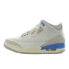 ナイキ NIKE エアジョーダン AIR JORDAN 3 RETRO SUMMIT WHITE/HYDROGREN BLUE スニーカー シューズ US9 27.0cm 白 ホワイト 水色 ライトブルー CT8532-101 /AN52