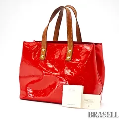LOUIS VUITTON ヴェルニ リードPM M91088 バッグ ハンドバッグ トートバッグ レッド レディース