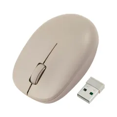 新品 Digio2 ワイヤレスマウス 静音 3ボタン BlueLED グレー Z1136