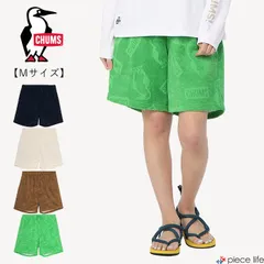 【2026春夏新作】 チャムス CHUMS ハーフパンツ ショーツ メンズ レディース  チャムリー パイル ショーツ ボトムス パイル地 総柄 ロゴ ブービーバード ユニセックス Mサイズ CH03-1425のサムネイル