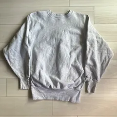 90s チャンピオン　リバースウィーブ　グレー　目無し　Lサイズ