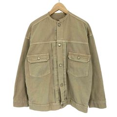 IENA イエナ カラーチノリメイクルーズブルゾン ノーカラージャケット