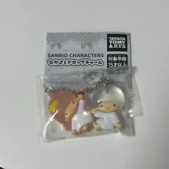 サンリオキャラクターズ なかよし ドロップ チャーム リトルツインスターズ キキ ララ フィギュア キーホルダー