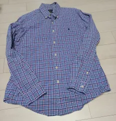 ラルフローレン メンズスリムフィット チェックシャツ M