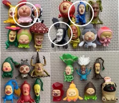 【3個セット】　こびとづかん おすわりマスコット1 おすわりマスコット2 こびとずかん　こびと図鑑　アラシクロバネ　カクレモモジリ　シノビイエコビト　小人図鑑　ガチャガチャ　ガチャ　ガシャポン　カプセルトイ　103