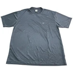 00年代 NIKE ナイキ ワンポイントロゴ 半袖Ｔシャツ 大きいサイズ スポーツ グレー(メンズ XXL)中古 古着 X9283