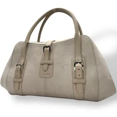 ロエベ LOEWE ハンドバッグ トートバッグ ワンショルダー コットン レザー ブラック 黒 ピンク ベージュ シルバー金具 カジュアル エレガント クラシック 希少カラー 自立可 手提げ 鞄 カバン レディース ヴィンテージ 普段使い 旅行 お出かけ D