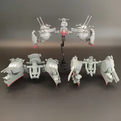 艦これ【未検品/ジャンク】艤装のみ 欠品破損あり ねんどろいど大和改・ねんどろいど武蔵改・AGP金剛改二 ホコリ付着 可動フィギュア 2291