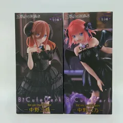 【未開封】中野三玖 中野二乃 五等分の花嫁 フリュー BiCute Bunnies BiCute Dark Figure 2体セット まとめ売り 堕天使 デビル フィギュア B-12-1