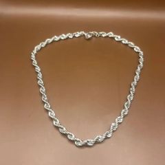 メキシカンジュエリー シルバー925 ロープチェーン ネックレス