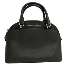 美品 MICHAEL KORS マイケルコース レザー 2WAY ショルダーバッグ ハンドバッグ ブラック レディース 古着 中古 USED