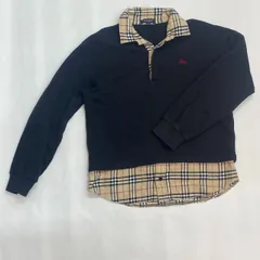 BURBERRY　バーバリー  長袖 ノバチェック 150A トレーナー　管理番号SC420のサムネイル