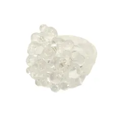 新品同様 YOKO YANO ヨウコヤノ スプラッシュ リング 指輪 アクセサリー ジュエリー ガラス 15号～16号 クリア メンズ レディース 古着 中古 USED