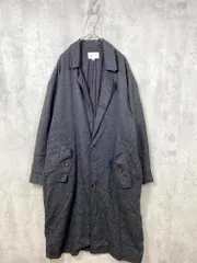美品 EMMA CLOTHES エマクローズ チェック チェスター コート sizeM/黒 ■■メンズ