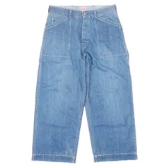 美品 chimala チマラ デニム ペインターパンツ ジーンズ ワイドシルエット DENIM PAINTER PANTS MP11A 30 インディゴ ブルー メンズ レディース 古着 中古 USEDのサムネイル