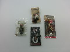 【TAKA91-30】△Unopened Pirates of the Caribbean Choker Strap Bearbrick Figure Doll 4-Piece Set