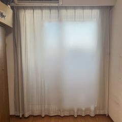 ニトリ レースカーテン 腰高窓用 二枚セット幅105 長さ90 - メルカリ