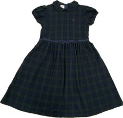 familiar ファミリア 襟付き チェックワンピース キッズ 女の子 110