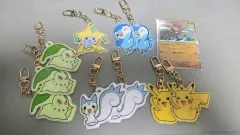 まとめ) ポケモン キャラクター キーホルダー + カード