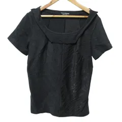 美品 JUNYA WATANABE COMMEdesGARCONS ジュンヤワタナベ コムデギャルソン AD2002 半袖 ドッキングTシャツ JI-T0179 ブラック レディース 古着 中古 USEDのサムネイル
