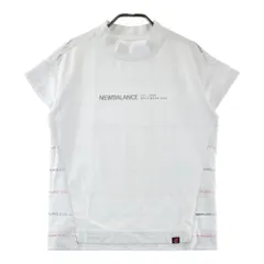 サイズ：0 NEW BALANCE GOLF ニューバランス  モックネック 半袖Tシャツ ロゴ柄 ホワイト系 [240101662084] ゴルフウェア レディース ストスト