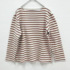 良品計画 無印良品 トップス ボーダーTシャツ M ボートネック #RW44