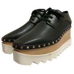 ステラマッカートニー エリス ブラック 厚底 36.5シューズ - メルカリ