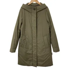 MACKINTOSH LONDON マッキントッシュロンドン ナイロンストレッチシートダウンコート サイズ38 カーキ レディース 古着 中古 USEDのサムネイル