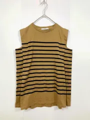 新品 JOURNAL STANDARD relume ジャーナルスタンダードレリューム バスクシャツボクシー Tシャツ 茶 ■◆レディース