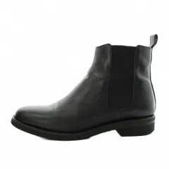 ユナイテッドアローズ UNITED ARROWS サイドゴアブーツ ショートブーツ レザー 37.5 黒 ブラック /AN49 ■NI