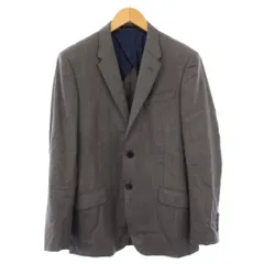 ポールスミス PAUL SMITH テーラードジャケット ブレザー アウター シングル 背抜き ウール M グレー /BB ■BM