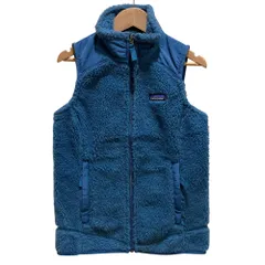 美品 patagonia パタゴニア 14F レトロX ボアベスト 23081 サイズXS ブルー レディース 古着 中古 USED