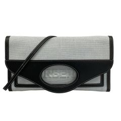 BURBERRY/Burberry(バーバリー) ショルダーバッグ 8041255 ライトブルー×黒 レザー BURBERRY - BURBERRY/Burberry(バーバリー) ショルダーバッグ 8041255