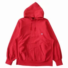 良品 Champion チャンピオン 80's 前期 USA製 リバースウィーブ スウェット パーカー ロゴ トリコタグ ヴィンテージ XL レッド メンズ 古着 中古 USED