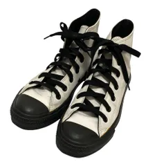 良品 CONVERSE ALL STAR コンバース オールスター チャックテイラー レザー ハイカットスニーカー サイズUS5 約24.0cm ホワイト レディース 古着 中古 USED