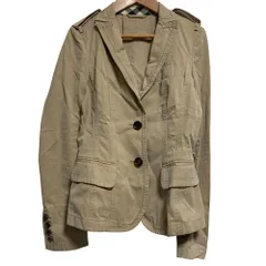 良品 BURBERRY BLACK LABEL バーバリーブラックレーベル トレンチ風ジャケット サイズ38 ベージュ レディース 古着 中古 USED