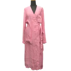未使用 MM6 エムエムシックス 23ss ラップ ワンピース ドレス カットソー ロング Maison Margiela メゾンマルジェラ 36 ピンク レディース 古着 中古 USEDのサムネイル