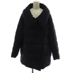 タルボット TALBOTS ダウンコート XL 紺 ネイビー 長袖 ボリュームネック 6372002-3 /GG ■GY53のサムネイル
