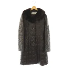 バルマン BALMAIN コート アウター ロング レザー 茶 /NR ■ECD003のサムネイル