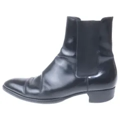 SAINT LAURENT PARIS (サンローランパリ) サイドゴア レザー ブーツ ブラック 443213のサムネイル
