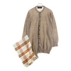 tricot COMME des GARCONS (トリコ コム デ ギャルソン) 95SS AD1994 ドッキングデザイン ウールカーディガン レディース ベージュ TB-100330のサムネイル