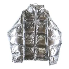VETEMENTS (ヴェトモン) 20AW PUFFED JACKET オーバーサイズ ドローコード付き ジップアップ ダウンジャケット シルバーのサムネイル