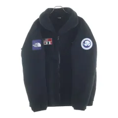 THE NORTH FACE (ザノースフェイス) TRANCE ANTERCTICA FLEECE JACKET トランスアンタークティカ ラバーワッペン付 ロゴ刺繍 フリース ジャケット ブルゾン ブラック NA72235