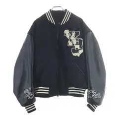 Y-3 (ワイスリー) LETTERMAN JKT 袖切替 ロゴパッチ スタジャン レターマンジャケット ブラック IQ2133のサムネイル