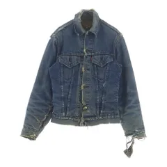 Levi's (リーバイス) 70s 不V BIGE ケアタグ付 70505-0317 ブランケット脱着 Gジャン インディゴ