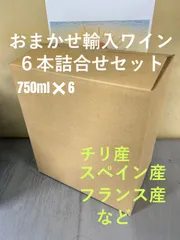 【本州送料無料】★リニューアル★ おまかせ 輸入ワイン 赤ワイン主体 詰合せ ６本セット 750ml×６ フランス産 イタリア産 スペイン産 チリ産 等 お買得セットのサムネイル