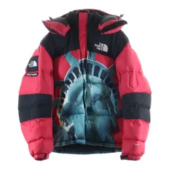 Supreme シュプリーム ジャケット サイズ:L 19AW THE NORTH FACE ノースフェイス 自由の女神 バルトロ ダウンジャケット Baltro Jacket ND91901I レッド 赤 アウター ブルゾン コラボ【メンズ】【中古】 SUPREME (シュプリーム) 19AW × THE NORTH FACE Statue of Liberty