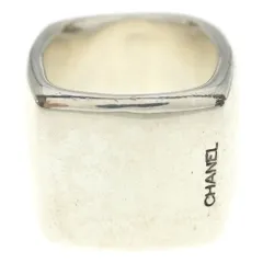 CHANEL (シャネル) スクエアリング 指輪 シルバーのサムネイル