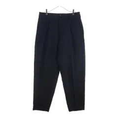 Yohji Yamamoto POUR HOMME (ヨウジヤマモト プールオム) 17AW 1タック ストレート ウールスラックスパンツ ブラック HK-P22-100のサムネイル